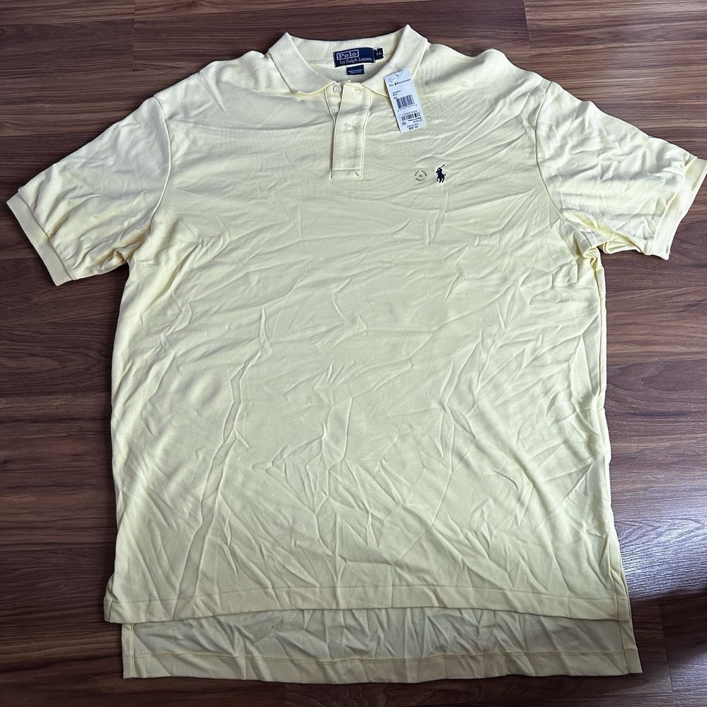 NEW Vintage Polo Ralph Lauren Shirt Mens XL Lemonade Cotton Casual Golf Summer - Picture 2 of 7